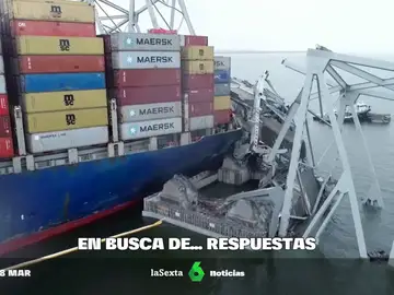 El barco que chocó con el puente de Baltimore tiene contenedores con químicos peligrosos y algunos cayeron al agua