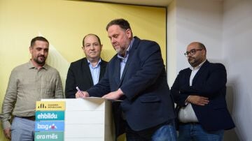 ERC, EH Bildu, BNG y Ara Més firman un acuerdo de coalición para las elecciones europeas
