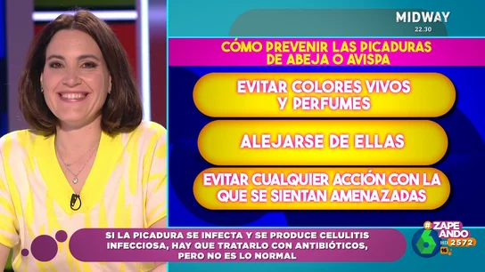 ¿Cómo podemos prevenir las picaduras de abeja o avispa? Boticaria García da las claves ¿Cómo podemos prevenir las picaduras de abeja o avispa? Boticaria García da las claves