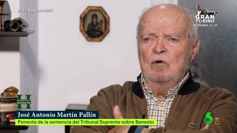 El juez Martín Pallín explica décadas después por qué doblaron la pena a Mario Conde