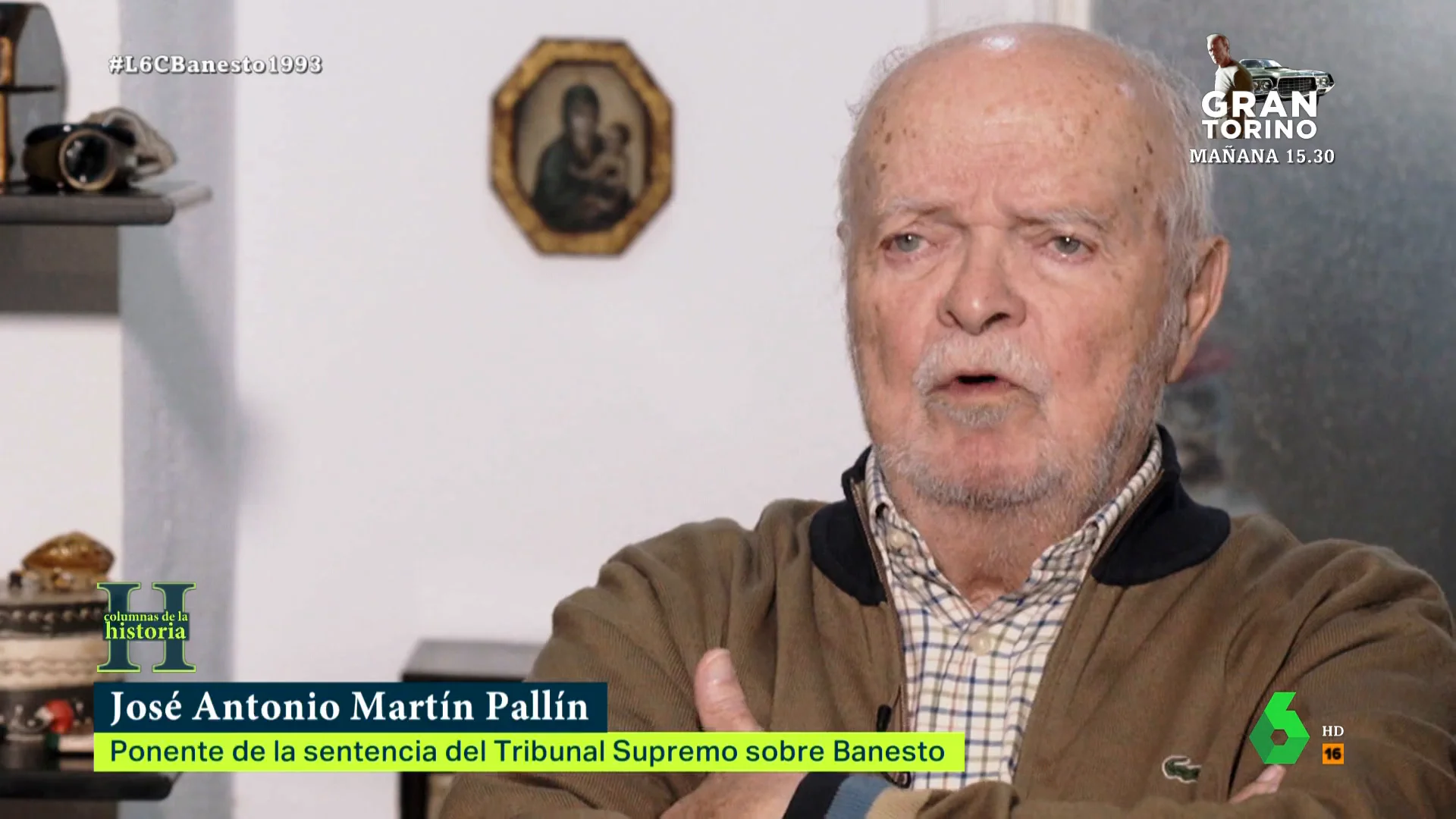 El juez José Antonio Martín Pallín explicaba en este vídeo, que ahora recupera laSexta Columna, cómo la condena del Tribunal Supremo a Mario Conde que él mismo redactó y que dobló la pena de 10 años impuesta originalmente a 20.