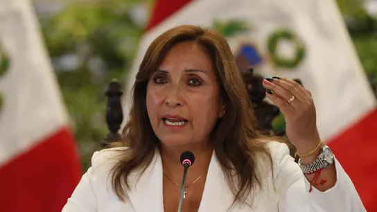 La presidenta del Perú, Dina Boluarte, en una imagen de archivo La presidenta del Perú, Dina Boluarte, en una imagen de archivo