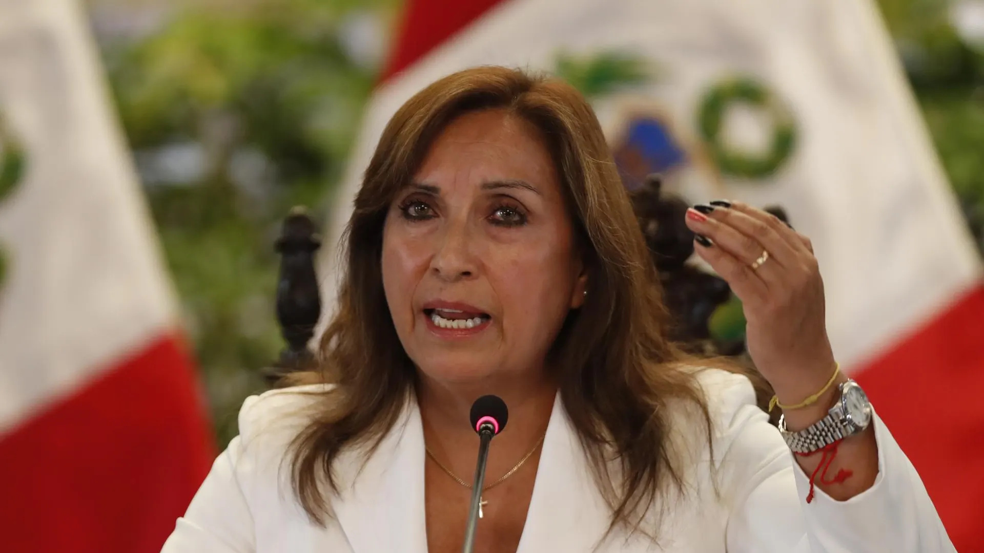 La presidenta del Perú, Dina Boluarte, en una imagen de archivo