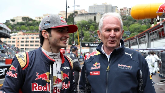Carlos Sainz y Helmut Marko Carlos Sainz y Helmut Marko