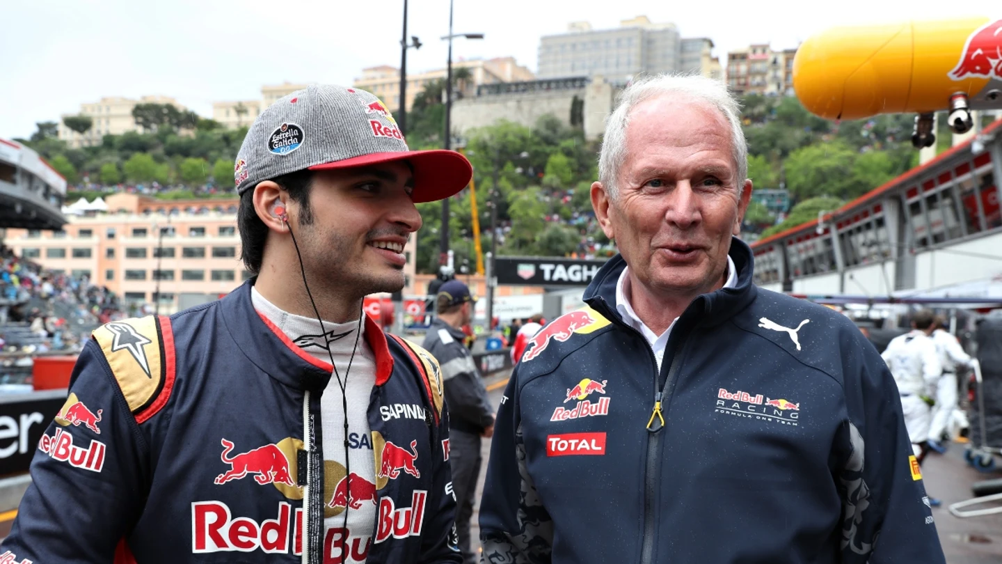 Carlos Sainz y Helmut Marko Carlos Sainz y Helmut Marko