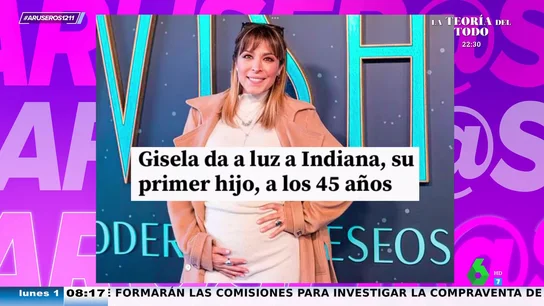 Gisela se convierte en madre por primera vez a los 45 años: este es el original nombre de su hija Gisela se convierte en madre por primera vez a los 45 años: este es el original nombre de su hija