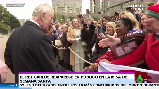 Angie Cárdenas, sobre la reaparición de Carlos III: "Los médicos desaconsejaron que fuera a la misa, tiene las defensas muy bajas" Angie Cárdenas, sobre la reaparición de Carlos III: "Los médicos desaconsejaron que fuera a la misa, tiene las defensas muy bajas"