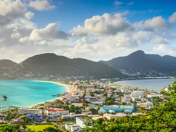 Isla de San Martín, en el Caribe Isla de San Martín, en el Caribe