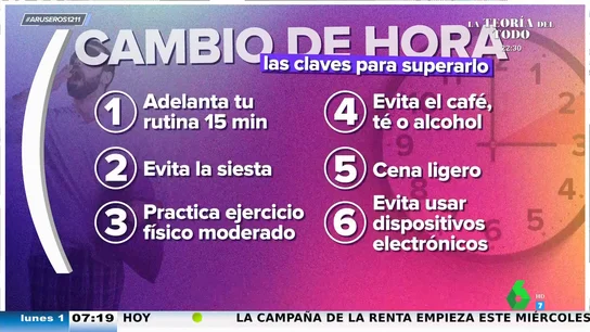 6 claves cambio de hora 6 claves cambio de hora