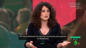 XPLICA Enma López, tras la decisión de eliminar una oficina anticorrupción en Baleares: "Se les ve el plumero"