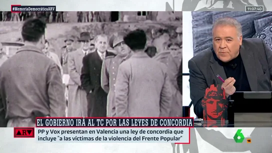 Ferreras lamenta que haya gobiernos del PP que "arrastrados por Vox" sean incapaces de definir el régimen de Franco como una dictadura Ferreras lamenta que haya gobiernos del PP que "arrastrados por Vox" sean incapaces de definir el régimen de Franco como una dictadura