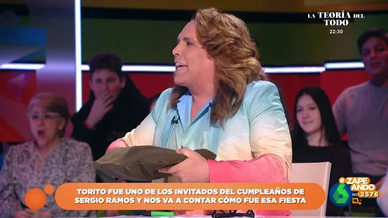 Torito confiesa el recuerdo que se llevó del cumpleaños de Sergio Ramos: "A Wallapop que va" Torito confiesa el recuerdo que se llevó del cumpleaños de Sergio Ramos: "A Wallapop que va"