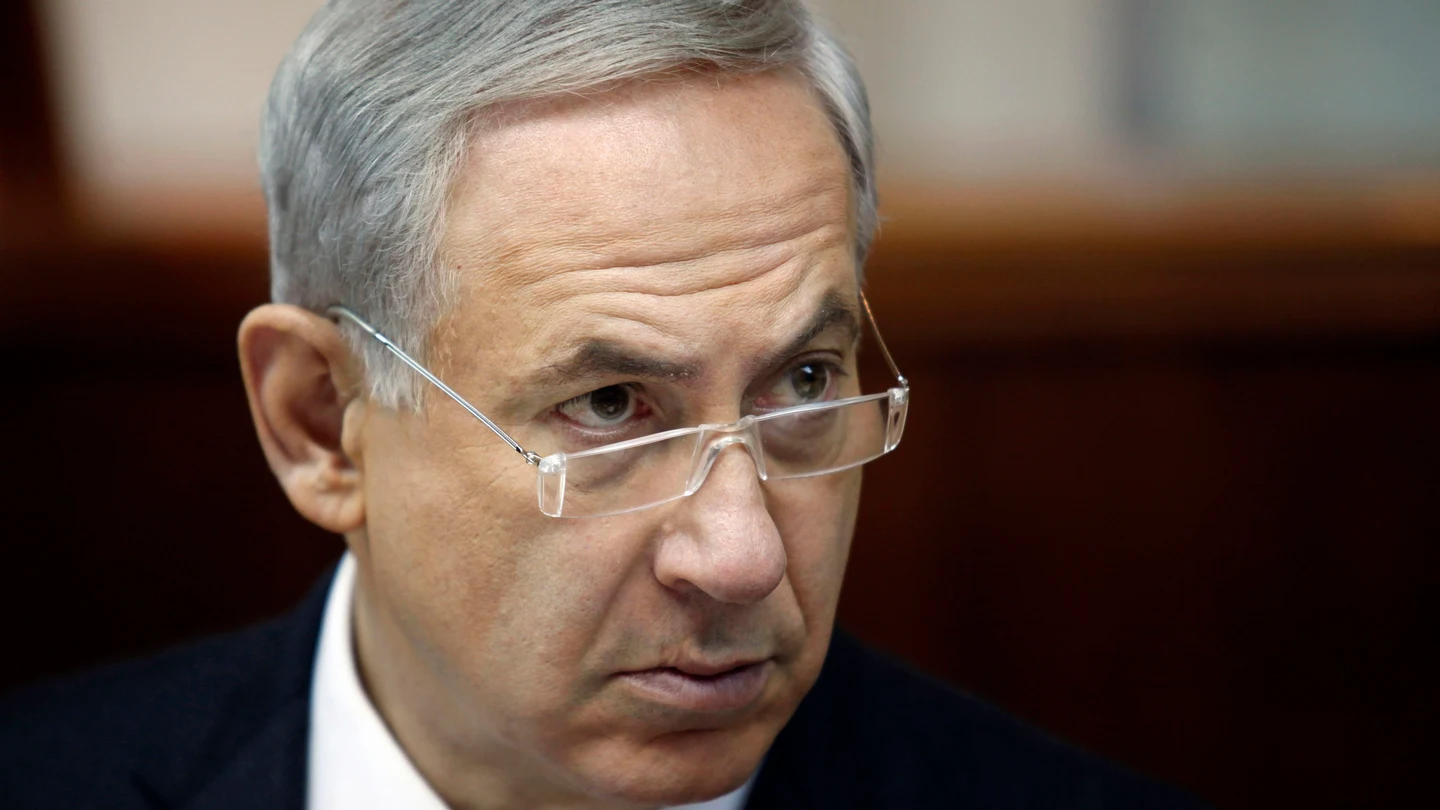 Imagen de archivo del primer ministro israelí, Benjamin Netanyahu, durante su reunión semanal de gabinete en Jerusalén. Imagen de archivo del primer ministro israelí, Benjamin Netanyahu, durante su reunión semanal de gabinete en Jerusalén.