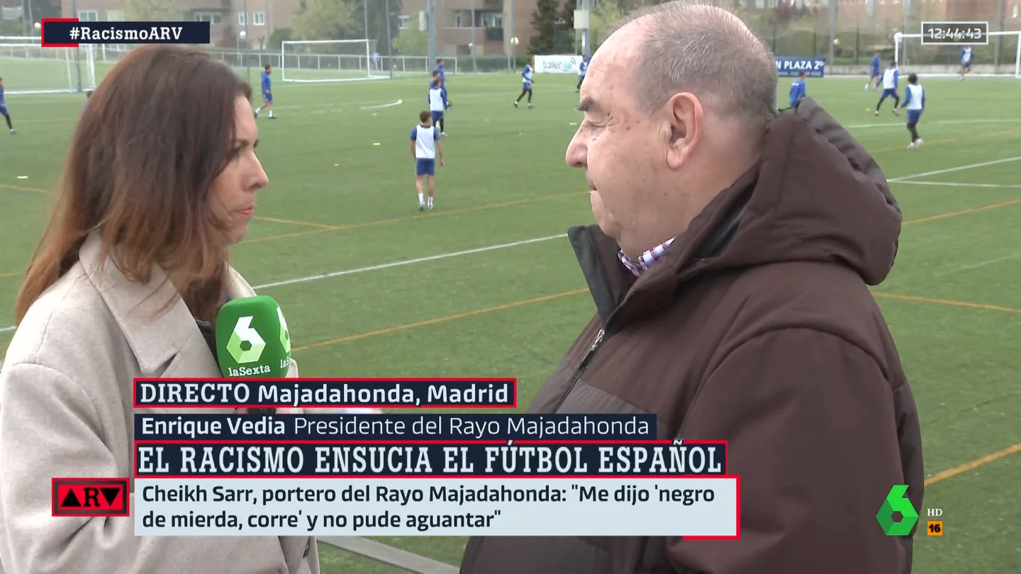 Enrique Vedia, presidente del Rayo Majadahonda Enrique Vedia, presidente del Rayo Majadahonda