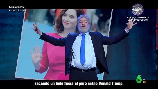 La canción de 'Miguel Ángel Rodríguez' en defensa de Ayuso: "Los voy a machacar sacando un bulo al puro estilo Trump" La canción de 'Miguel Ángel Rodríguez' en defensa de Ayuso: "Los voy a machacar sacando un bulo al puro estilo Trump"