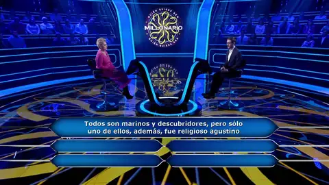 Ainhoa Arteta deja "muerto" a Juanra Bonet al responder a esta complicada pregunta en ¿Quién quiere ser millonario?