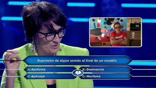 Silvia Abril pide ayuda a su marido por videollamada en Quién quiere ser millonario: ¿acertará Andreu Buenafuente? Silvia Abril pide ayuda a su marido por videollamada en Quién quiere ser millonario: ¿acertará Andreu Buenafuente?