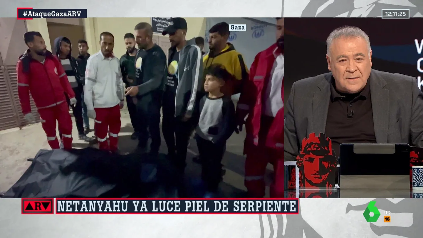 Ferreras reacciona a las declaraciones de Netanyahu: "Es impresionante la frialdad y el cinismo" Ferreras reacciona a las declaraciones de Netanyahu: "Es impresionante la frialdad y el cinismo"