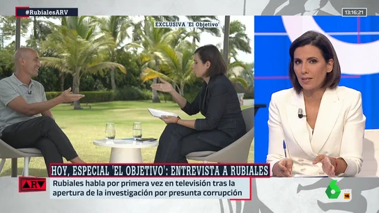 Ana Pastor y la intrahistoria de la entrevista a Rubiales: "Iba a ser en su piso y la suspendió porque la UCO entró en la casa" Ana Pastor y la intrahistoria de la entrevista a Rubiales: "Iba a ser en su piso y la suspendió porque la UCO entró en la casa"