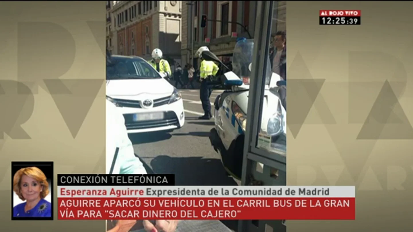 Así contó laSexta el episodio de Esperanza Aguirre y su 'fuga' para evitar una multa de tráfico Así contó laSexta el episodio de Esperanza Aguirre y su 'fuga' para evitar una multa de tráfico