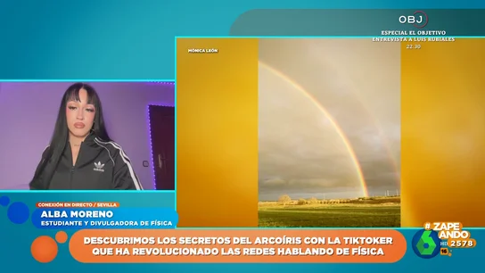 Alba Moreno, divulgadora de física, desvela si sería posible ver un arcoíris de noche Alba Moreno, divulgadora de física, desvela si sería posible ver un arcoíris de noche