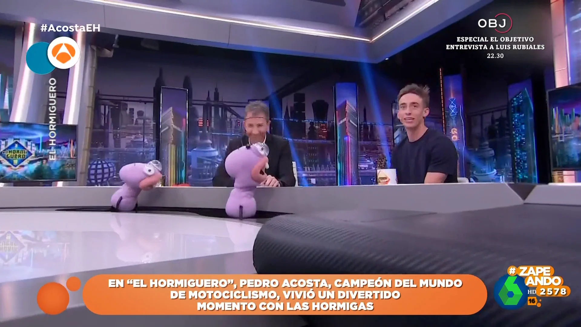 La divertida forma de referirse a Trancas y Barrancas de Pedro Acosta en 'El Hormiguero'