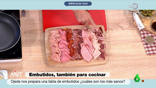 Pablo Ojeda habla en su secci&oacute;n de hoy de embutidos. &iquest;Cu&aacute;l es el m&aacute;s sano? El nutricionista explica en este v&iacute;deo la importancia de que sean productos ib&eacute;ricos y de qu&eacute; hay que mirar en la etiqueta para comprar lo m&aacute;s sano.