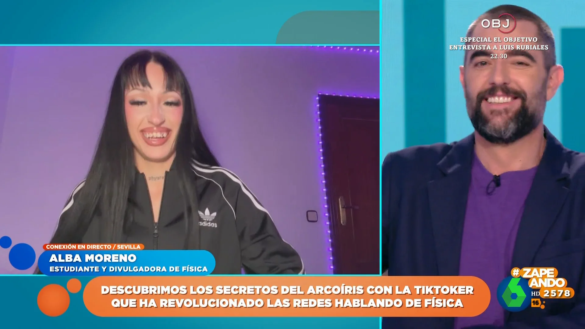 Alba Moreno cuenta el secreto para hacerse el 'selfie' perfecto con el arcoíris de fondo