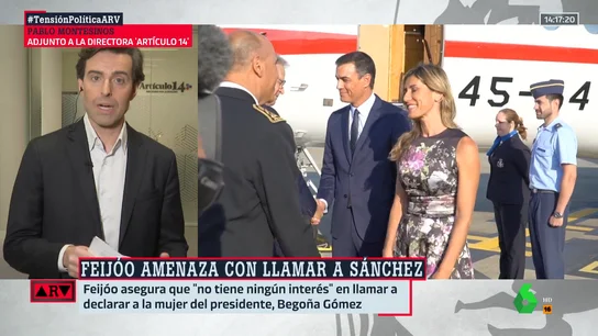 Pablo Montesinos desvela si el PP llamará a declarar a la mujer de Sánchez: "Feijóo ha zanjado esta discusión" Pablo Montesinos desvela si el PP llamará a declarar a la mujer de Sánchez: "Feijóo ha zanjado esta discusión"