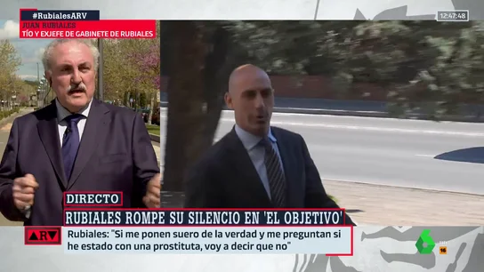 El tío de Luis Rubiales asegura que está "obsesionado con el dinero y el sexo": "Necesita ayuda psicológica" El tío de Luis Rubiales asegura que está "obsesionado con el dinero y el sexo": "Necesita ayuda psicológica"