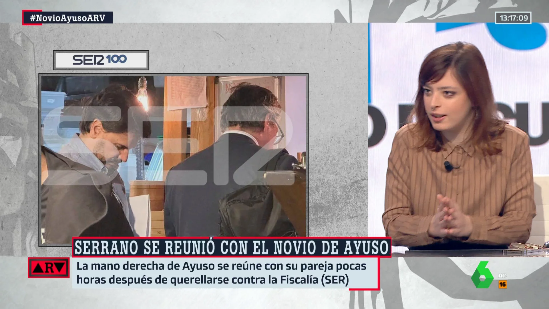 lisabeth Duval responde a Alfonso Serrano (PP) sobre el caso del novio de Ayuso: "No, no intentes desviar la pelota, tienes que dar explicaciones"