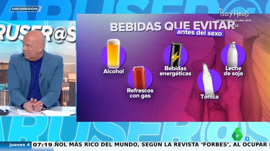 Estas son las bebidas que tienes que evitar antes de mantener relaciones sexuales: "La leche de soja fastidia el mañanero" Estas son las bebidas que tienes que evitar antes de mantener relaciones sexuales: "La leche de soja fastidia el mañanero"