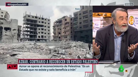 Cuartango señala "el error" que comete Aznar al no querer reconocer el estado palestino: "Está legitimando la lógica de la fuerza" Cuartango señala "el error" que comete Aznar al no querer reconocer el estado palestino: "Está legitimando la lógica de la fuerza"