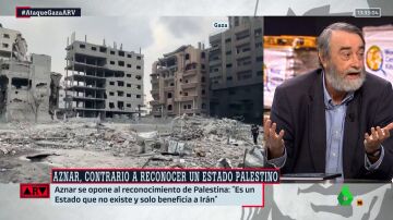 Cuartango señala "el error" que comete Aznar al no querer reconocer el estado palestino: "Está legitimando la lógica de la fuerza"