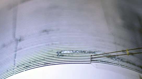 Fotografía de archivo de un monitoreo sísmico.  Fotografía de archivo de un monitoreo sísmico.