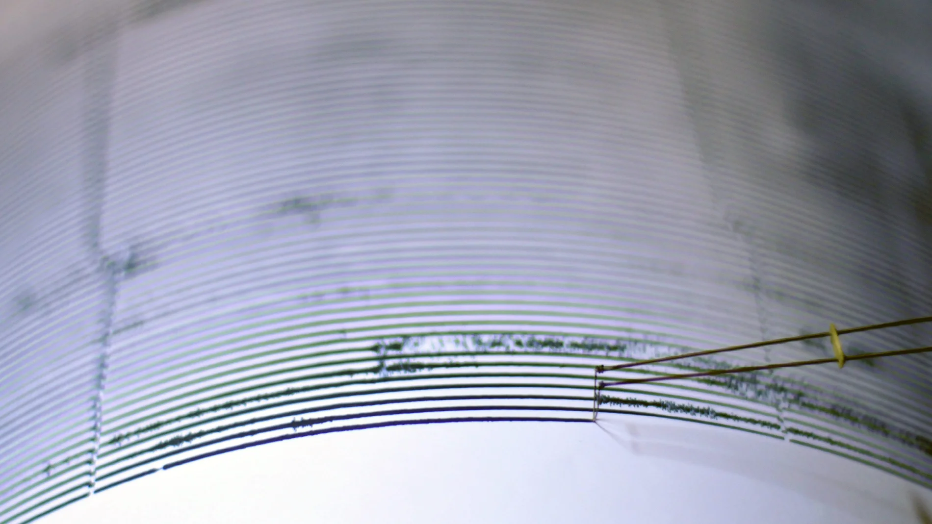 Fotografía de archivo de un monitoreo sísmico. 