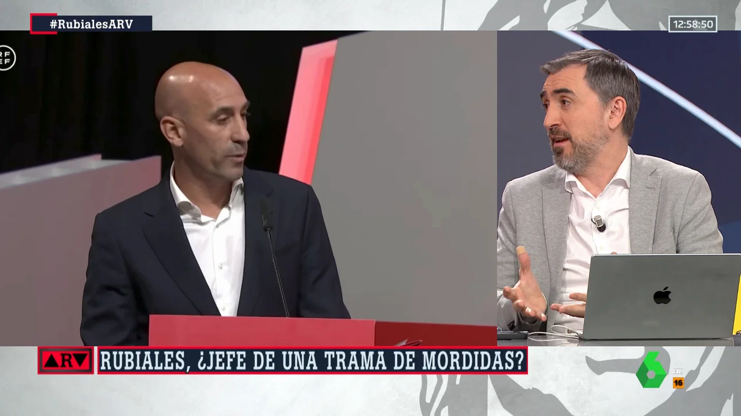 Ignacio Escolar, tras la entrevista de Luis Rubiales en 'El Objetivo': "Vimos a una persona que no hacía más que mentir" Ignacio Escolar, tras la entrevista de Luis Rubiales en 'El Objetivo': "Vimos a una persona que no hacía más que mentir"