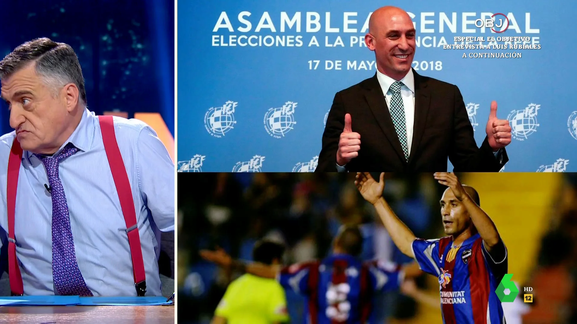 Wyoming responde a Luis Rubiales: "Sigue comportándose como un futbolista. No ha parado de pegar pelotazos"