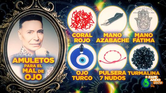 Del coral rojo a la mano azabache: el Maestro Joao muestra su amuletos preferidos para protegerse contra el mal de ojo