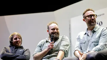 The members of Supersubmarina Juanca, Pope and Jaime The members of Supersubmarina Juanca, Pope and Jaime