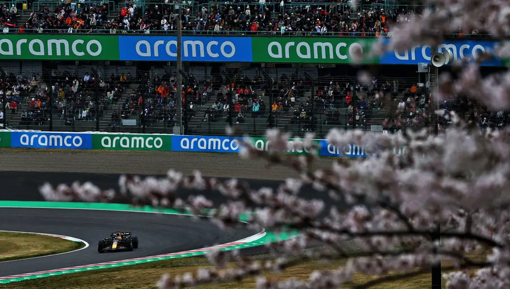 Max Verstappen, el más rápido en los únicos libres ‘reales’ del GP de Japón 