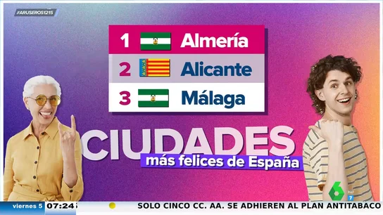 Estos son los motivos por los que Almería ha sido elegida como la ciudad más feliz de España Estos son los motivos por los que Almería ha sido elegida como la ciudad más feliz de España