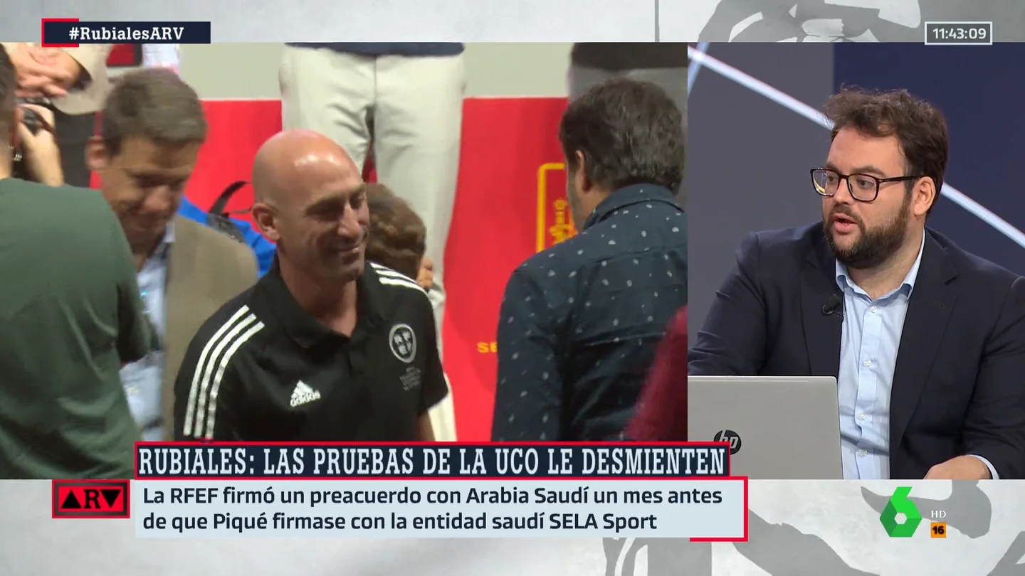 Monrosi, sobre las "explicaciones" de Rubiales en laSexta: "Es un insulto a la inteligencia" Monrosi, sobre las "explicaciones" de Rubiales en laSexta: "Es un insulto a la inteligencia"