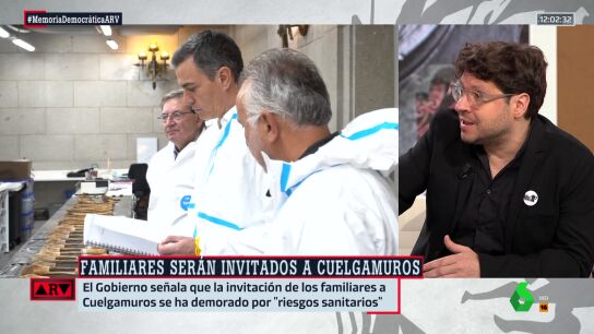 ARV - Fernando Berl&iacute;n se&ntilde;ala el "poder" de las im&aacute;genes de S&aacute;nchez en Cuelgamuros defendiendo la Memoria Hist&oacute;rica: "Ya era hora"