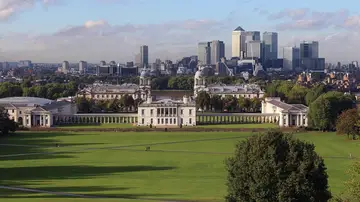 Panorámica de Londres desde Greenwich Park.