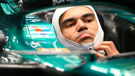 Lance Stroll, en el Aston Martin Lance Stroll, en el Aston Martin