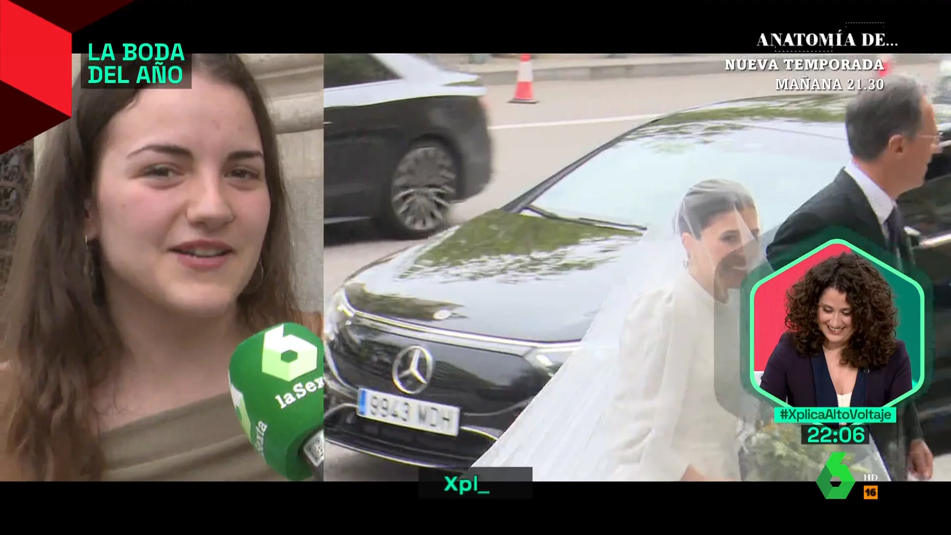 Una mujer opinas obre el vestido de novia de Teresa Urquijo