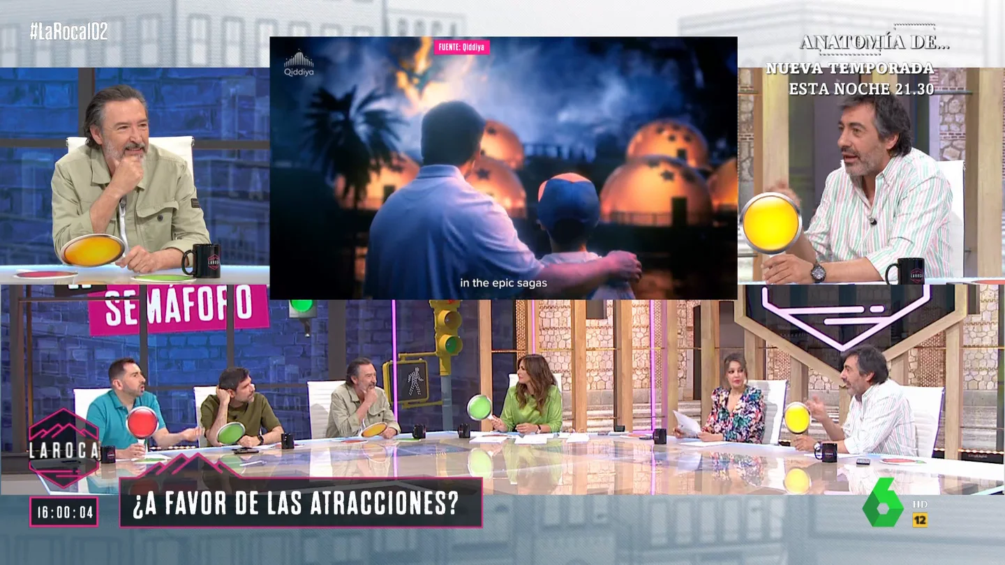 LA ROCA-La reflexión de Juan del Val sobre los parques de atracciones: "Deberían ser solo con montañas rusas" LA ROCA-La reflexión de Juan del Val sobre los parques de atracciones: "Deberían ser solo con montañas rusas"