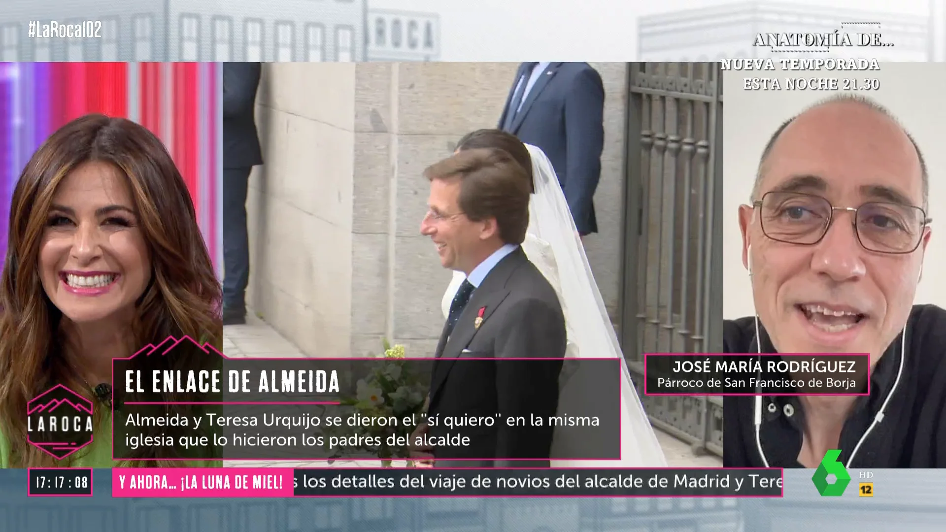 Habla en exclusiva el cura de la iglesia donde se casaron Almeida y Teresa Urquijo: "Que no falte el amor"