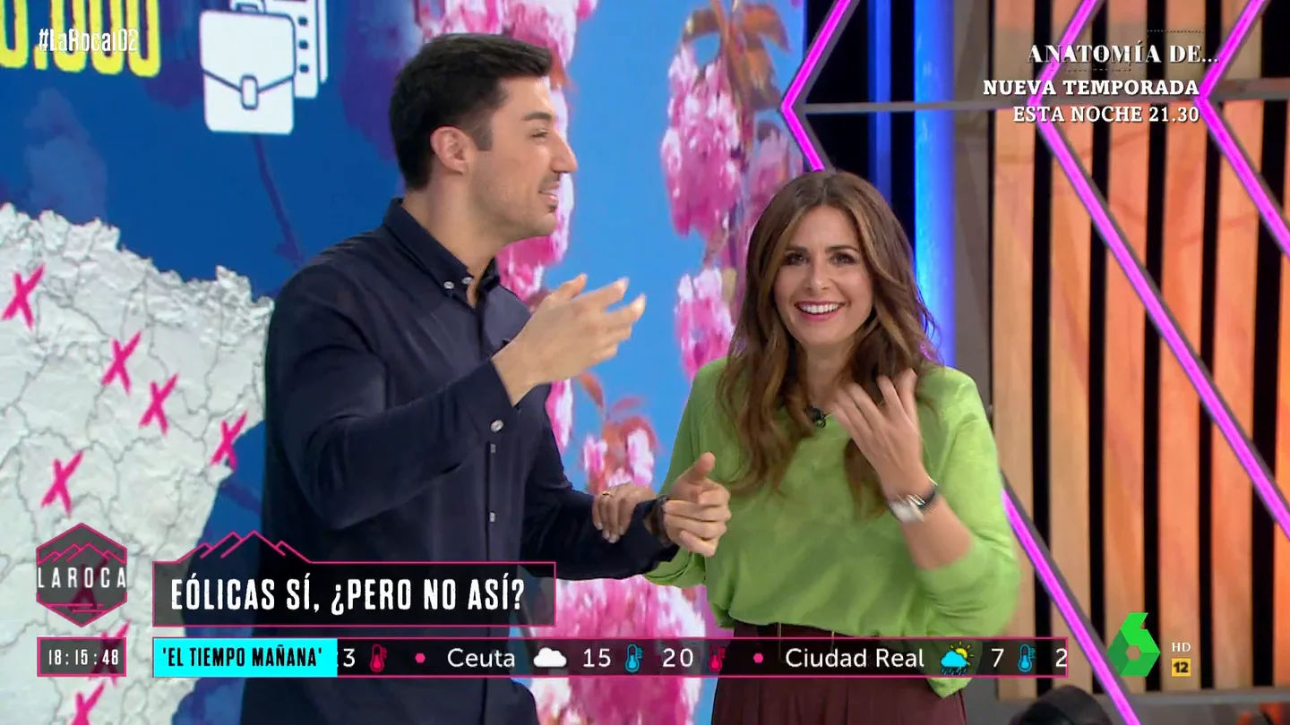 El cómico momento de Francisco Cacho en el plató de La Roca: "Me he quedado en blanco" El cómico momento de Francisco Cacho en el plató de La Roca: "Me he quedado en blanco"